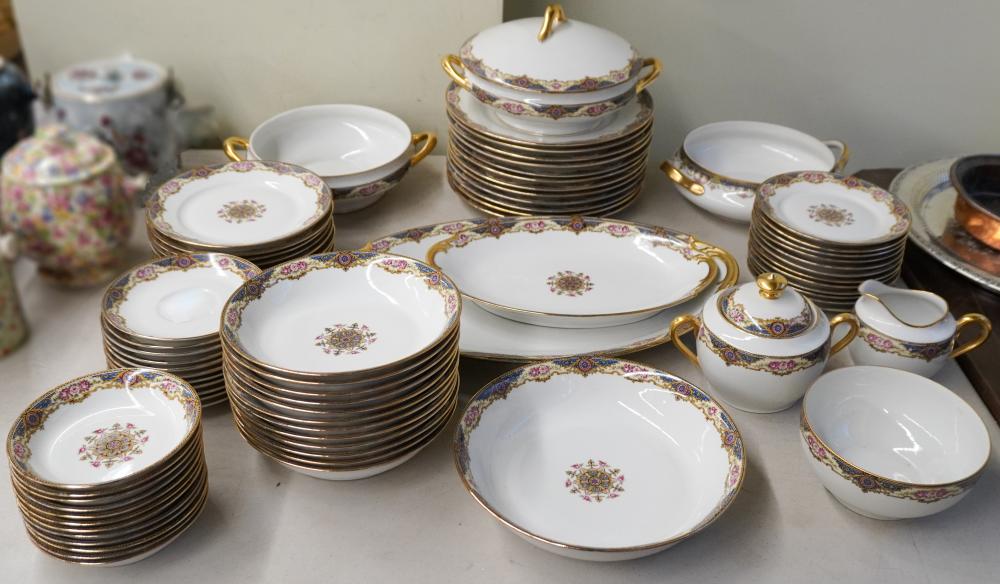 F. LEGRAND LIMOGES 78-PIECE