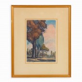 F. LESLIE THOMPSON "AUTUMN DAY