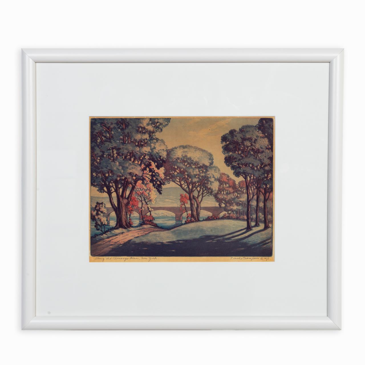 F. LESLIE THOMPSON LANDSCAPE WITH
