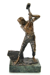 F. LUGERTH (1885-1925) BRONZE