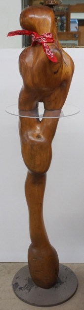 F. PEREZ MODERN CARVED BURLWOO