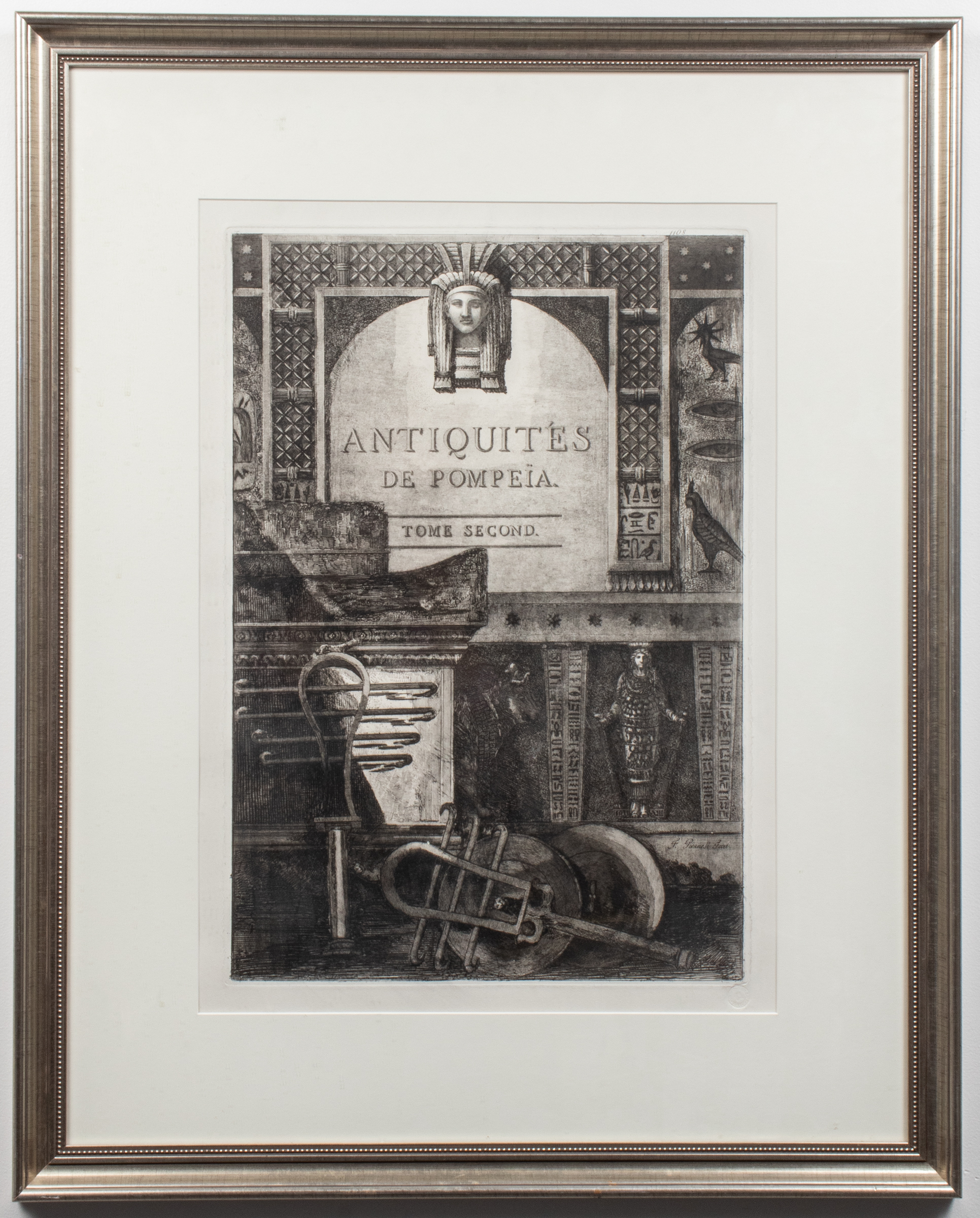 F. PIRANESI "ANTIQUITES DE POMPEIA"