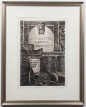 F. PIRANESI "ANTIQUITES DE POM