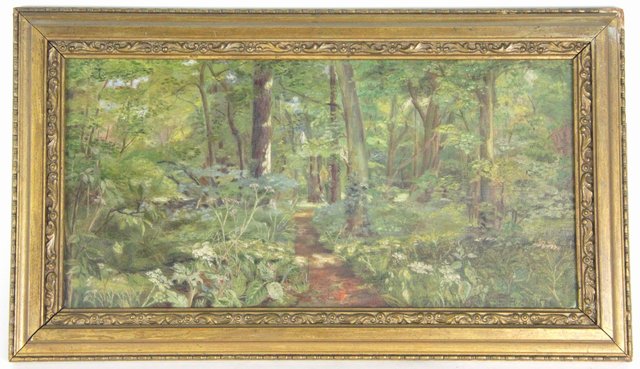 F R SmithWoods near Llangstockoil