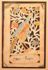 FABER WATERCOLOR AND CUT WORK