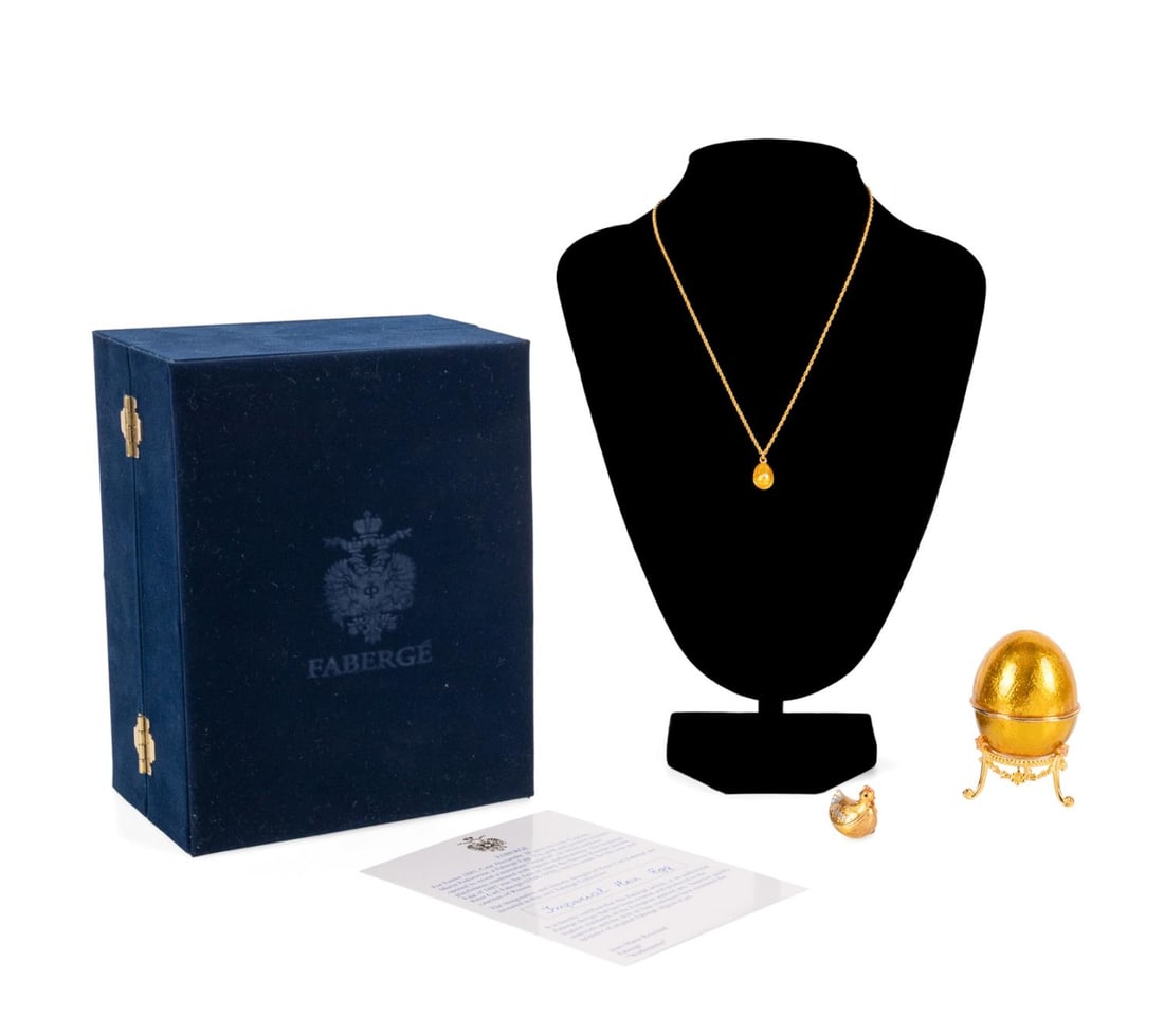 FABERGE 'IMPERIAL HEN' ENAMELED