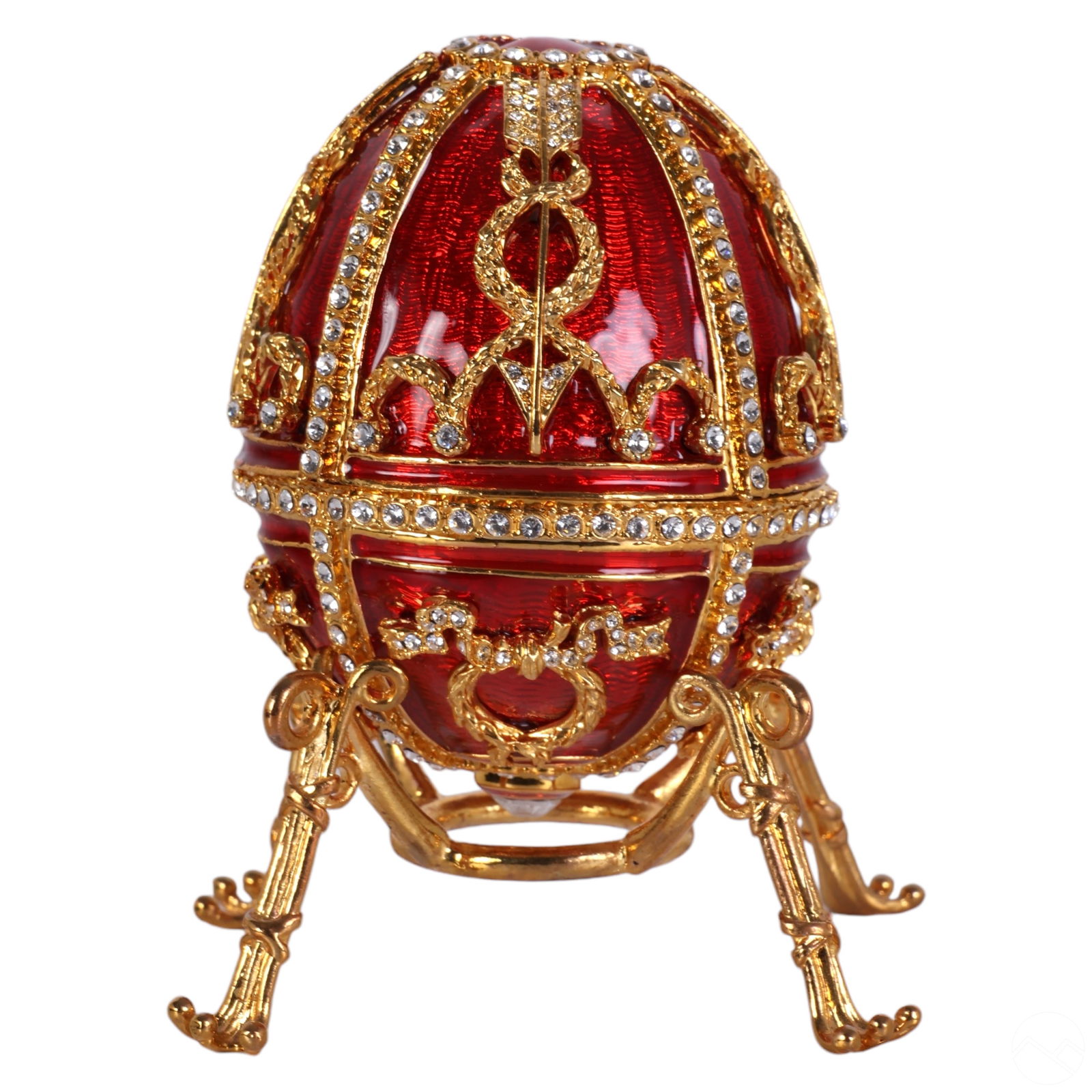 FABERGE IMPERIAL ROSEBUD EGG BOX