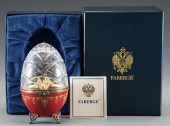 FABERGE LIMOGES CHRISTMAS EGGH
