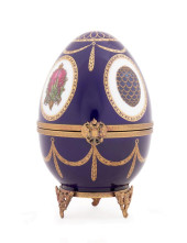 FABERGE LIMOGES MUSICAL 'SWAN'