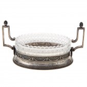 FABERGE SILVER-MOUNTED CUT-CRY