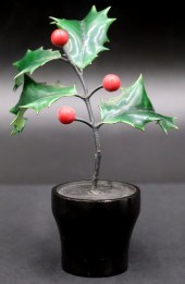 FABERGE STYLE STUDY OF A HOLLY