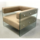FABIO LENCI style Glass Lounge