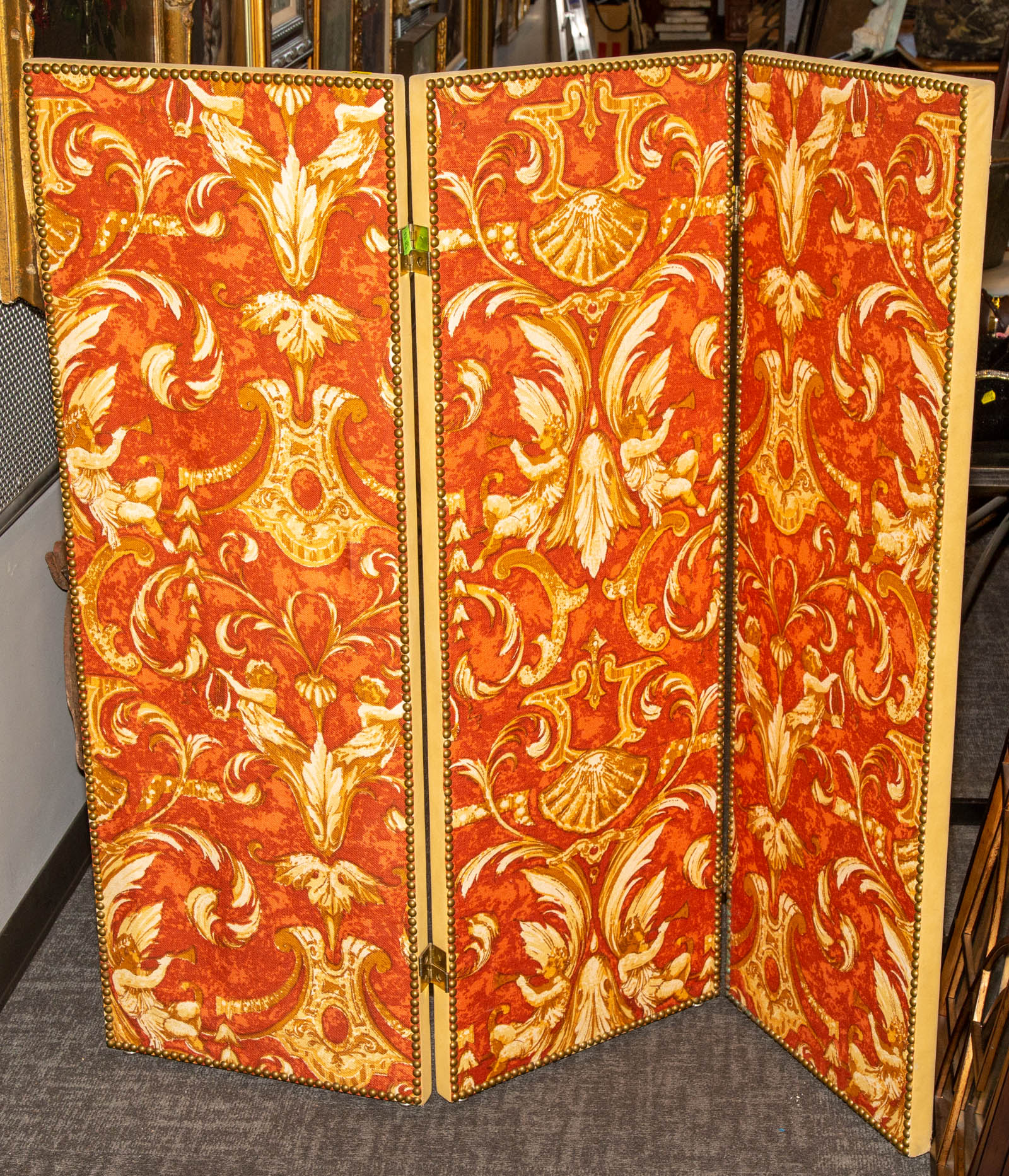 FABRIC COVERED FOUR PANEL SMALL