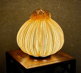 Fabric shade in the Palm design