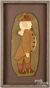 FABRIC SILHOUETTE OF A GENTLEM