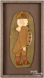 FABRIC SILHOUETTE OF A GENTLEM