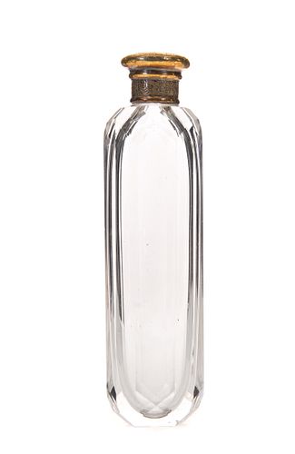 FACETED PERFUME BOTTLE WITH