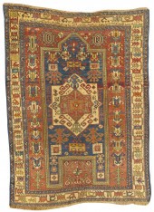 FACHRALO KAZAK PRAYER RUG, CAU
