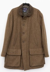 FACONNABLE MEN'S BROWN WOOL PE