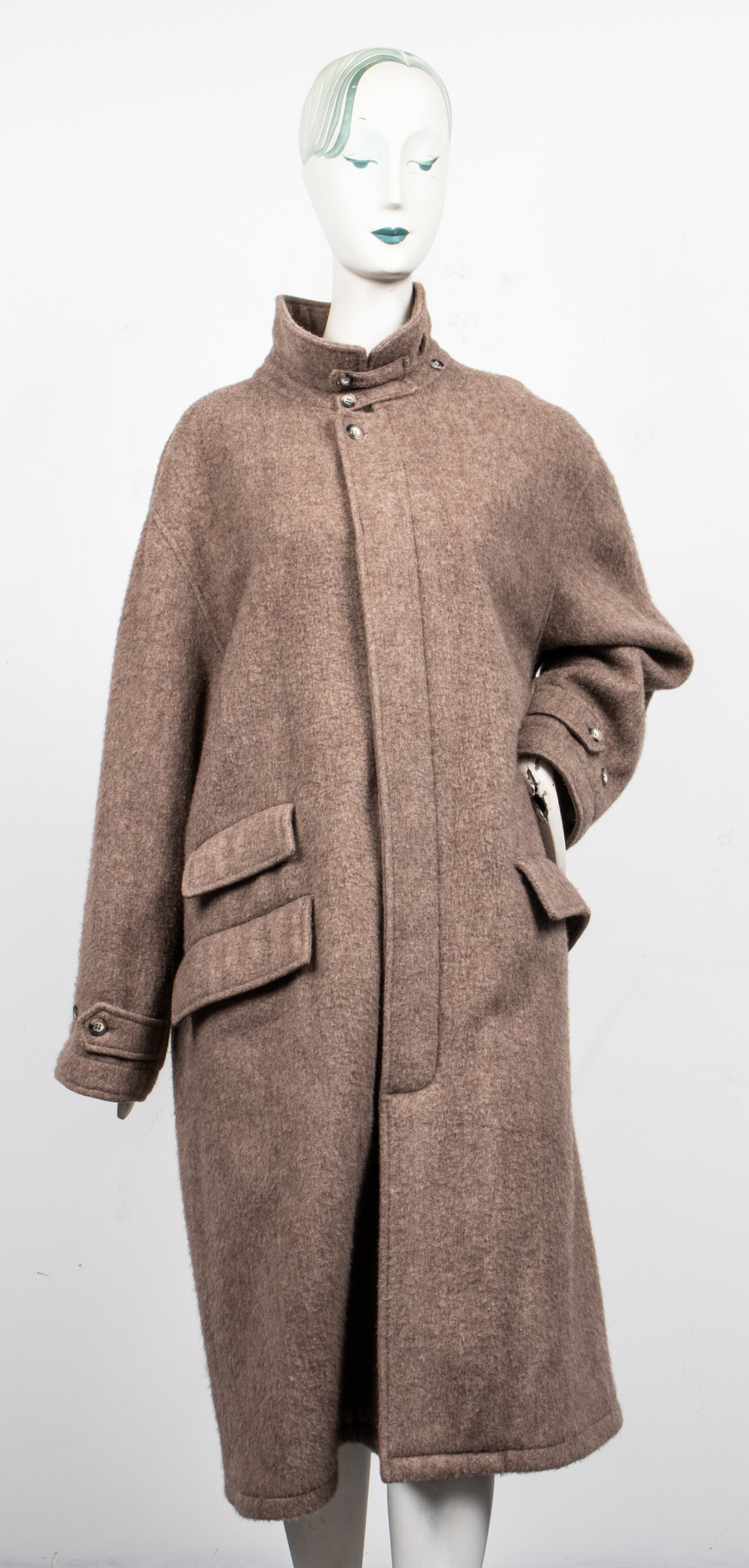 FACONNABLE YAK HAIR LONG COAT