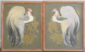 FAGER M.E. Pair of Gouaches of