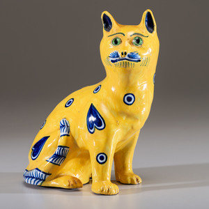 Faience Cat Continental, First Half