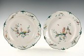 FAIENCE PLATES - Pair of Marse