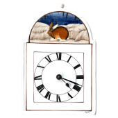FAIENCE WALL CLOCK, PALLEY<br>