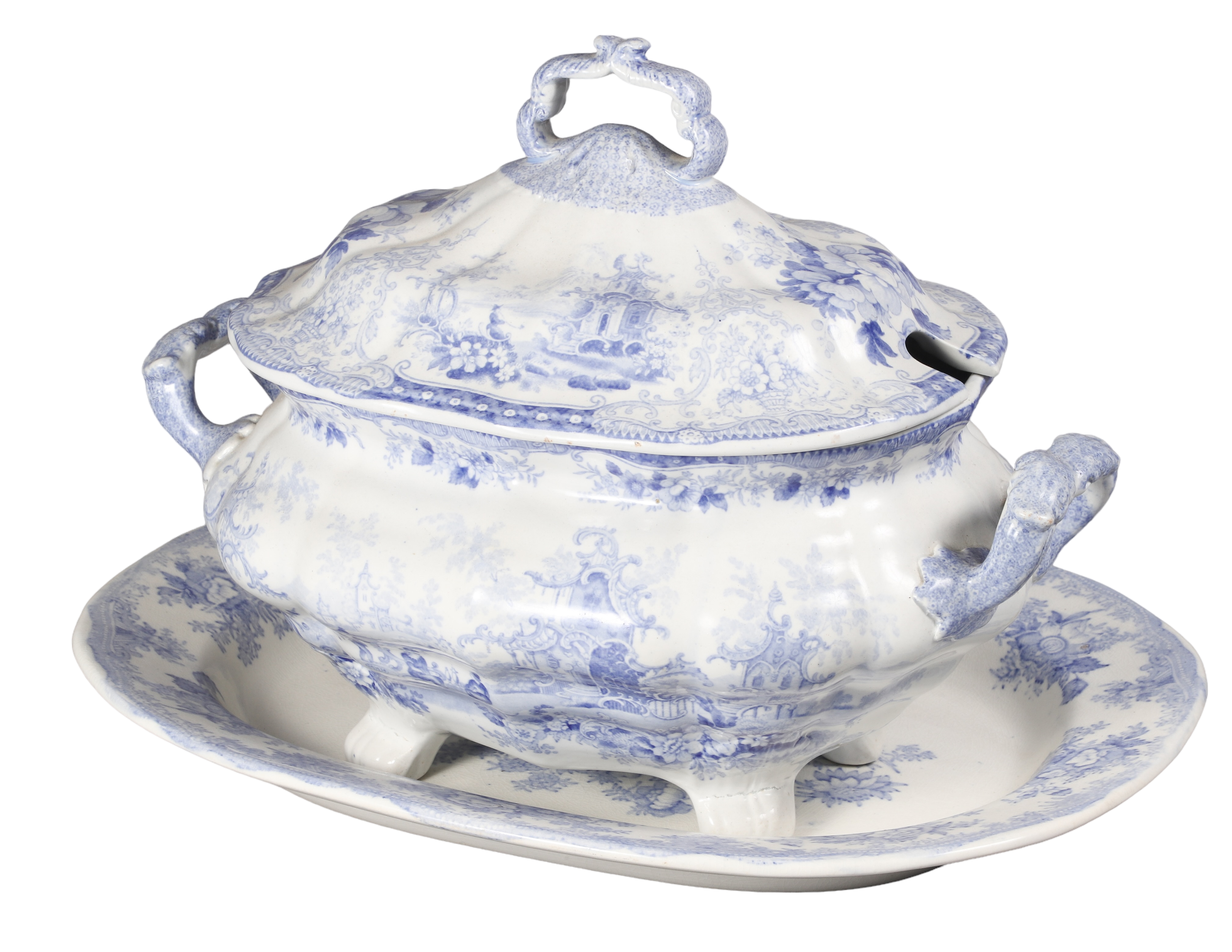 Fairy Villas Transfer Soup Tureen