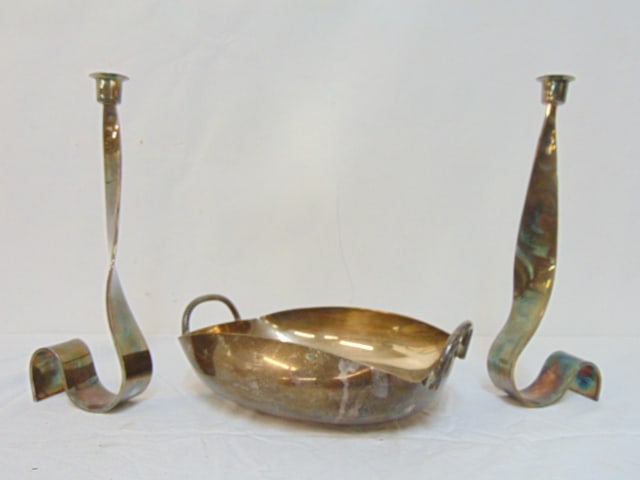 FALA ITALIAN SILVER PLATE BOWL &