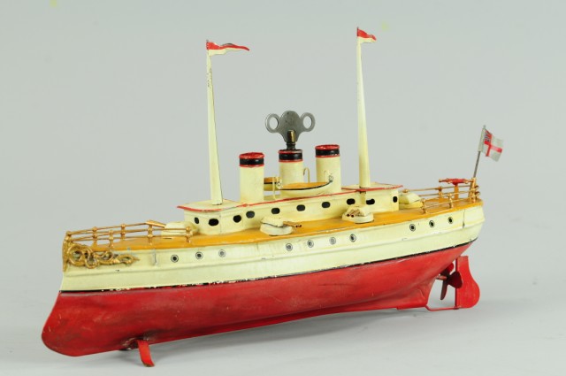 FALK GUNBOAT Germany hand painted