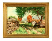 FALL LANDSCAPE BY L. MUNSON (A