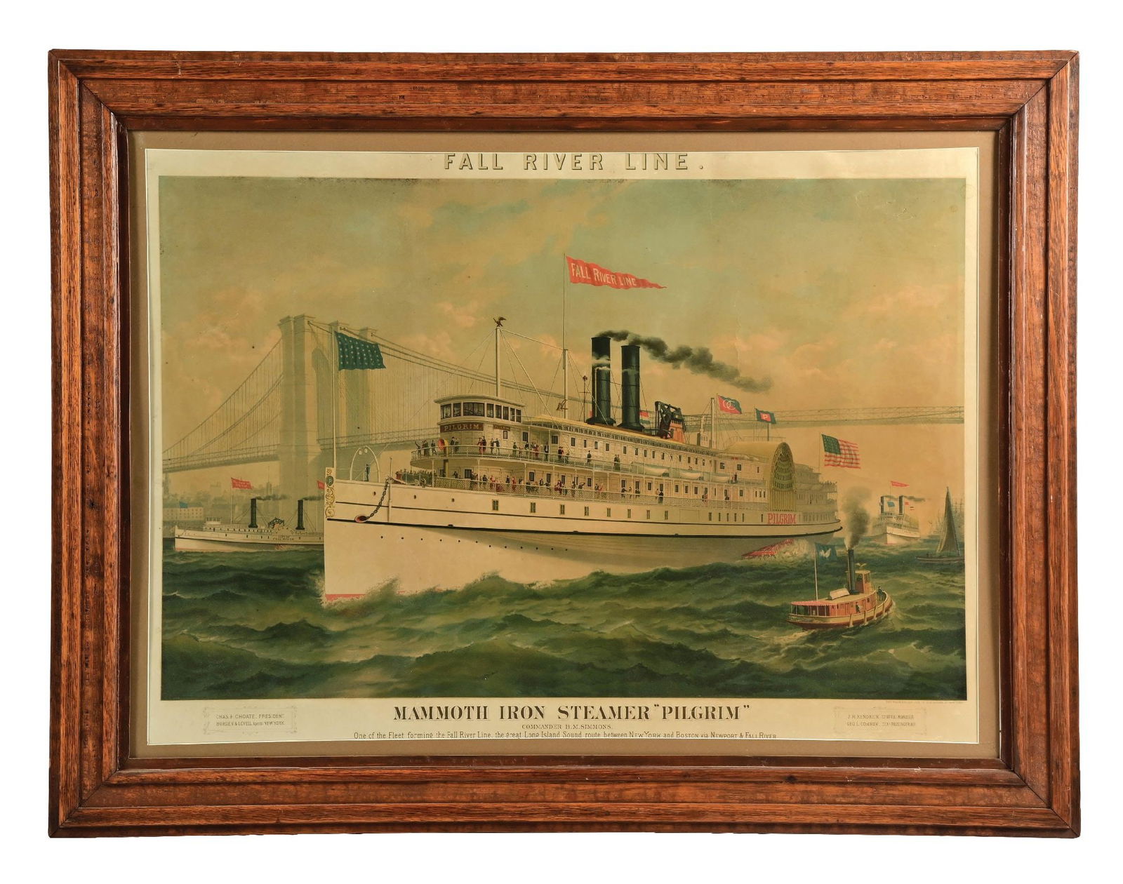 FALL RIVER LINE MAMMOTH STEAMER