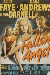 'FALLEN ANGEL' MOVIE POSTER, F