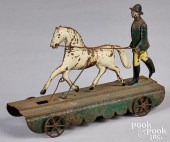 FALLOWS PAINTED TIN HORSE TRAI