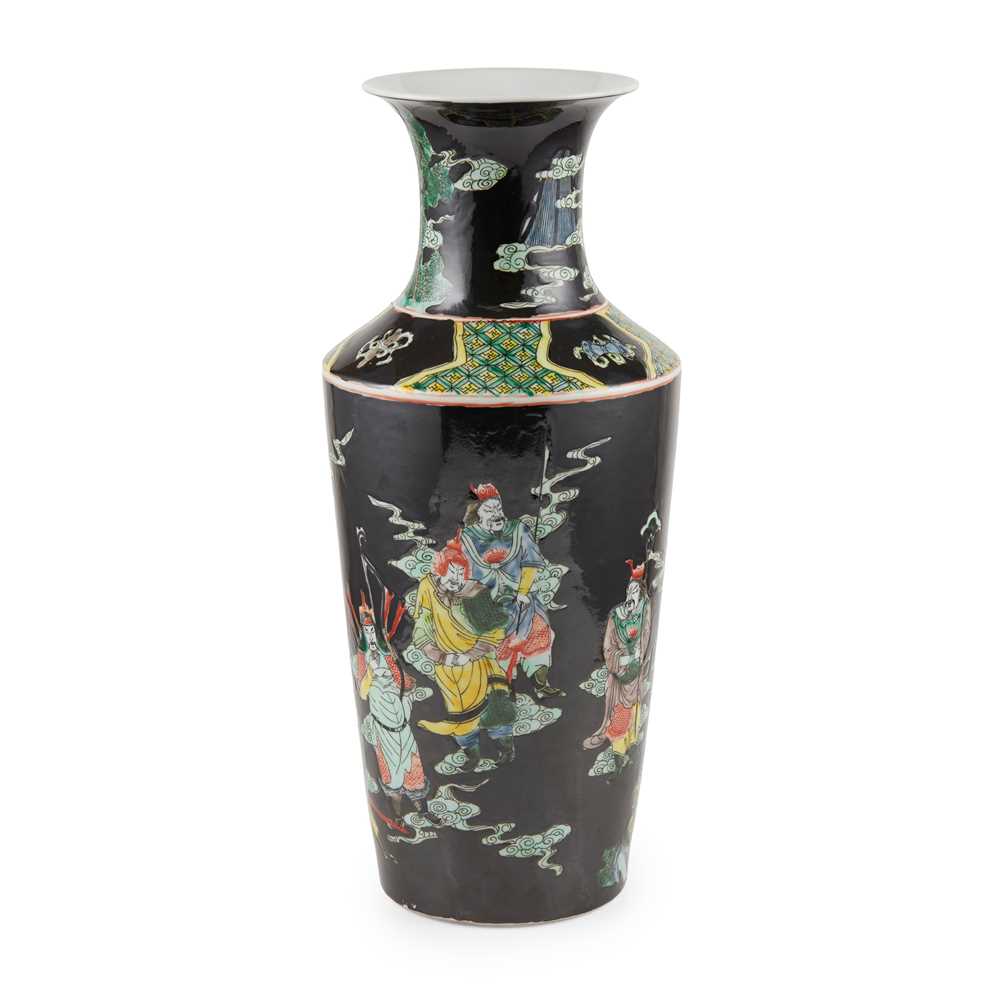 FAMILLE NOIRE 'IMMORTALS' VASE