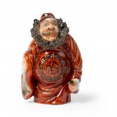 FAMILLE ROSE FIGURE OF ZHONG K