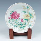FAMILLE ROSE FLORAL DISH, REPU
