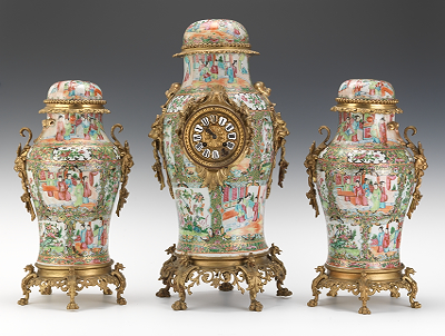 Famille Rose Garniture de