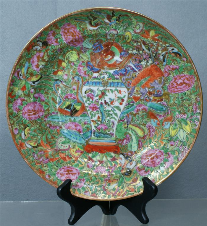 Famille Rose heavily enameled