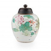 FAMILLE ROSE 'LOTUS POND AND M