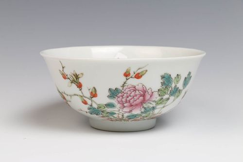 FAMILLE ROSE PEONY BOWL, REPUBLICAN