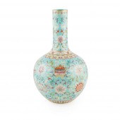 FAMILLE ROSE TURQUOISE-GROUND