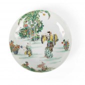 FAMILLE VERTE DISH
QING DYNAST
