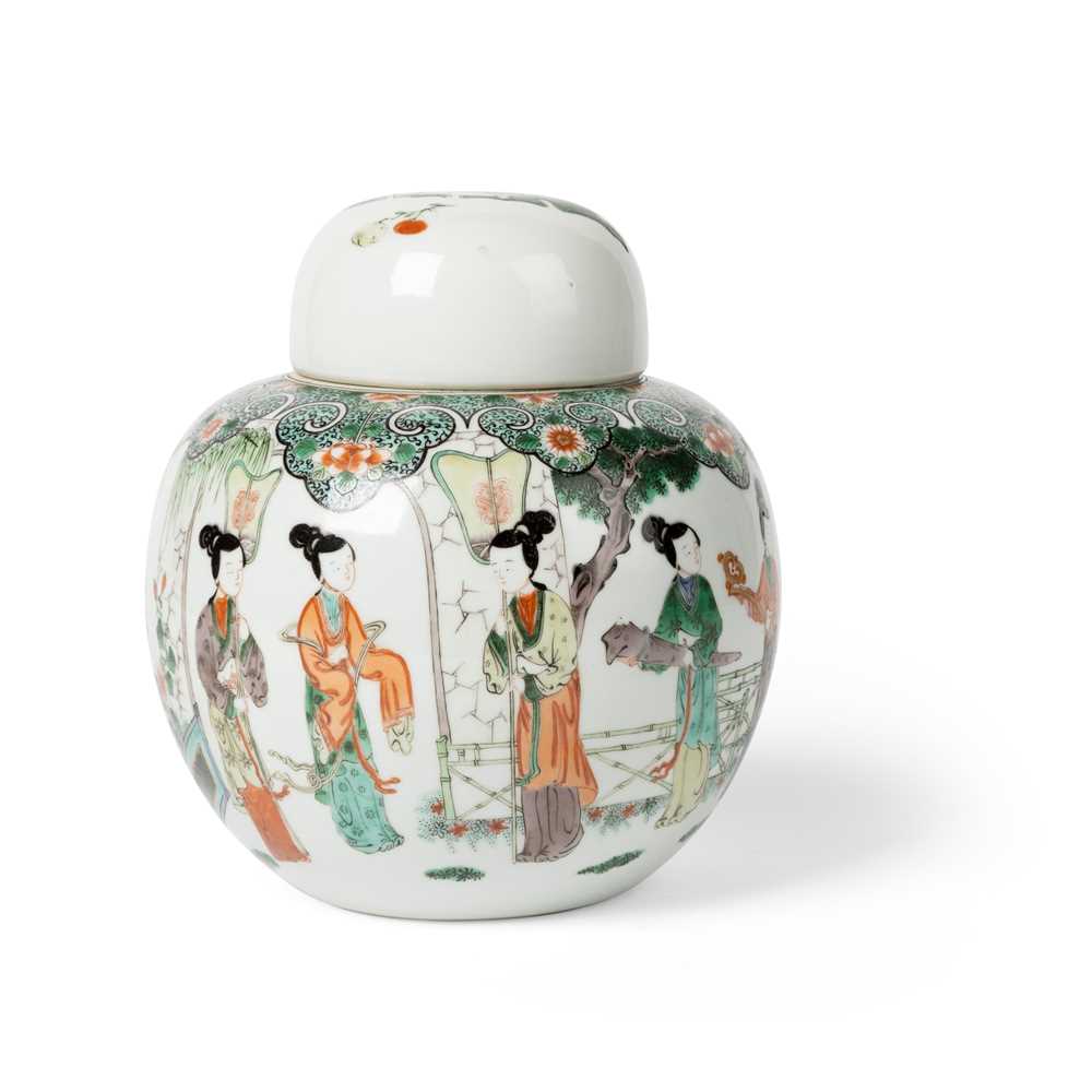 FAMILLE VERTE 'LADIES AND BABY'