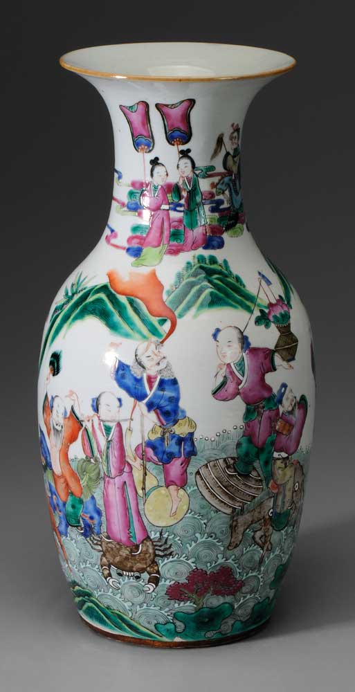Famille Verte Porcelain Vase