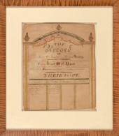 FAMILY RECORD MID-19TH CENTURY