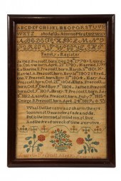 FAMILY REGISTER SAMPLER - Pres