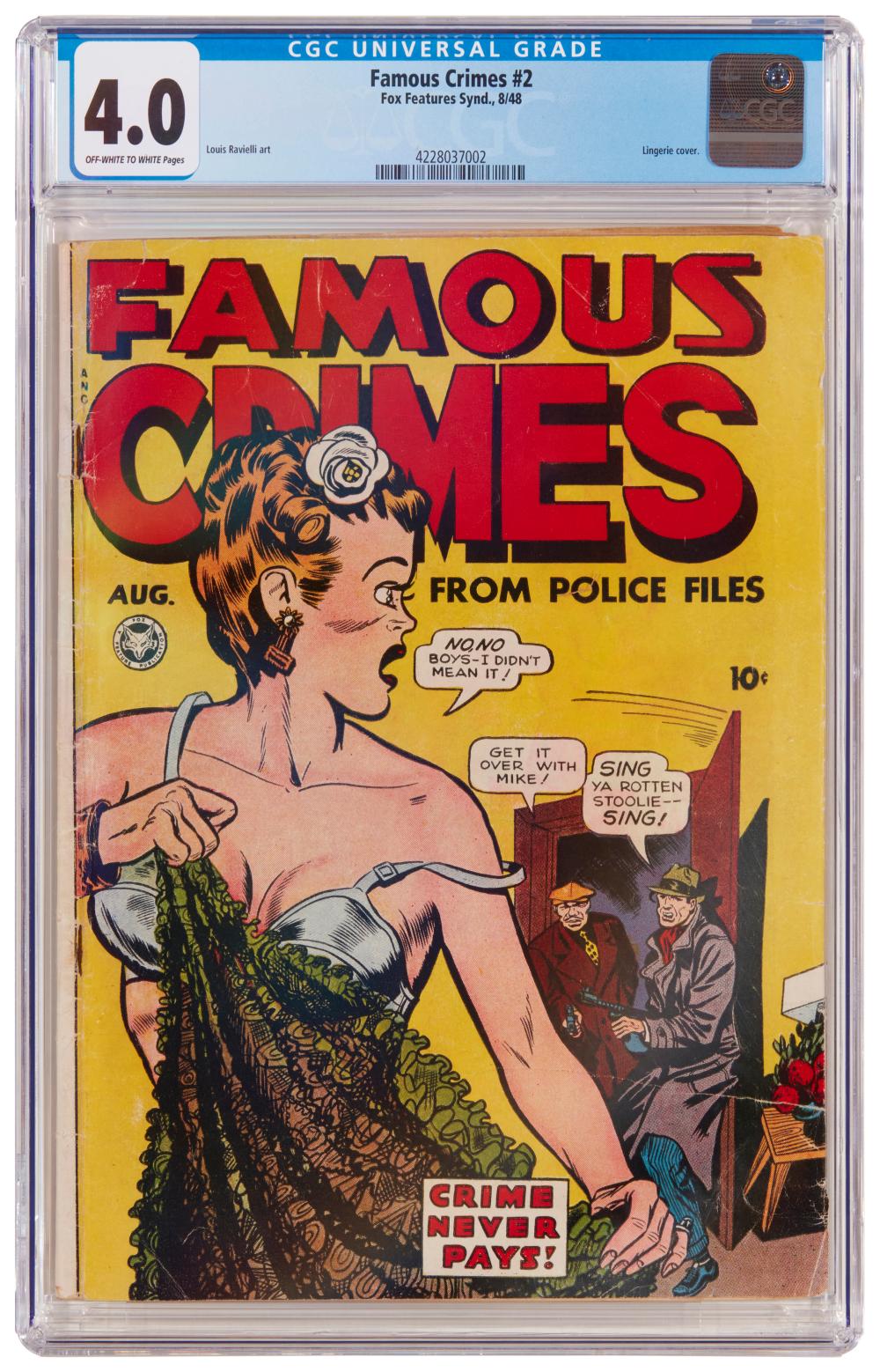FAMOUS CRIMES #2 (FOX FEATURES