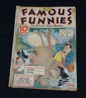 FAMOUS FUNNIES COMICS NO.10; M